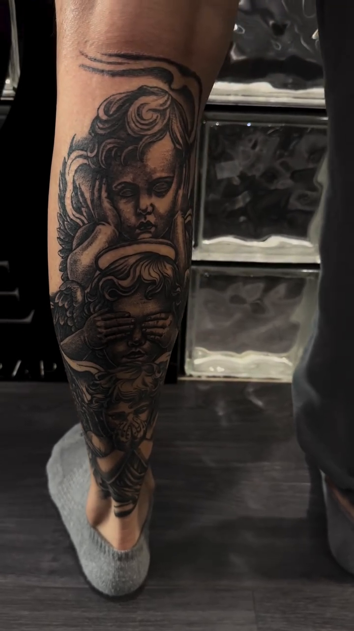 Tattoo by @hector_tatt2z — dark_realism, black_and_grey