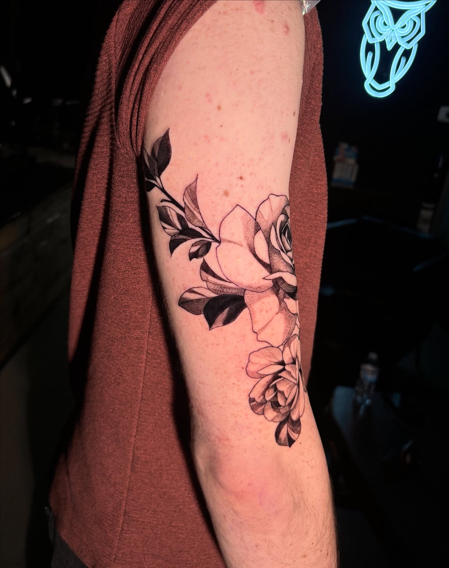 Tattoo by @chrislawtattoos — black_and_grey