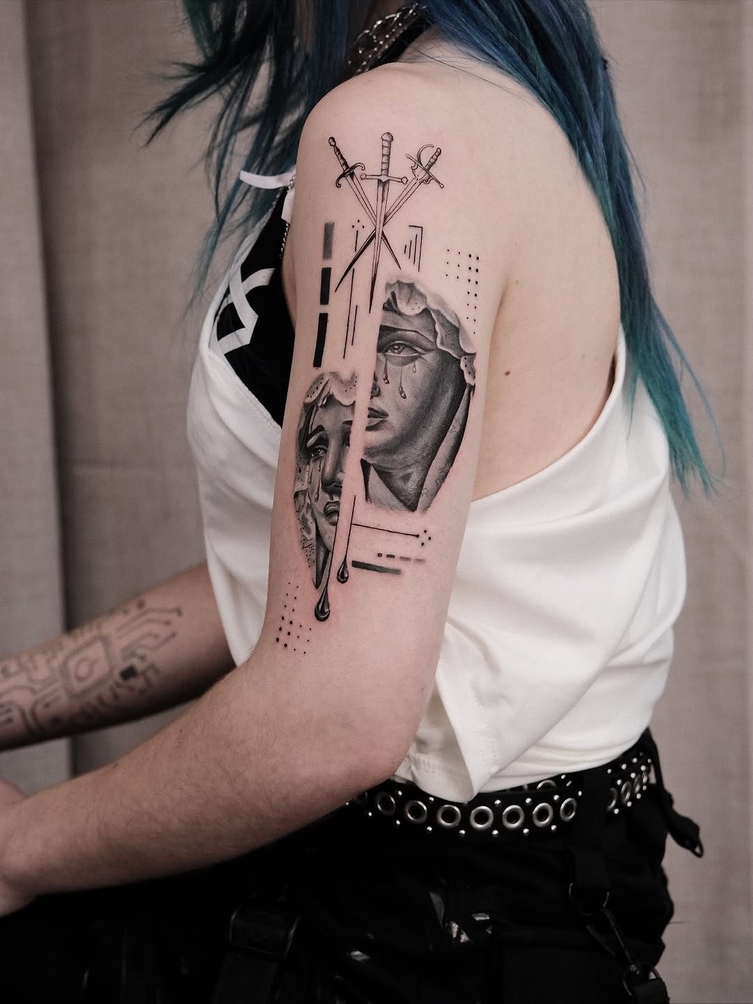 Tattoo by @houstontattooartist_goldenk — black_and_grey, realism