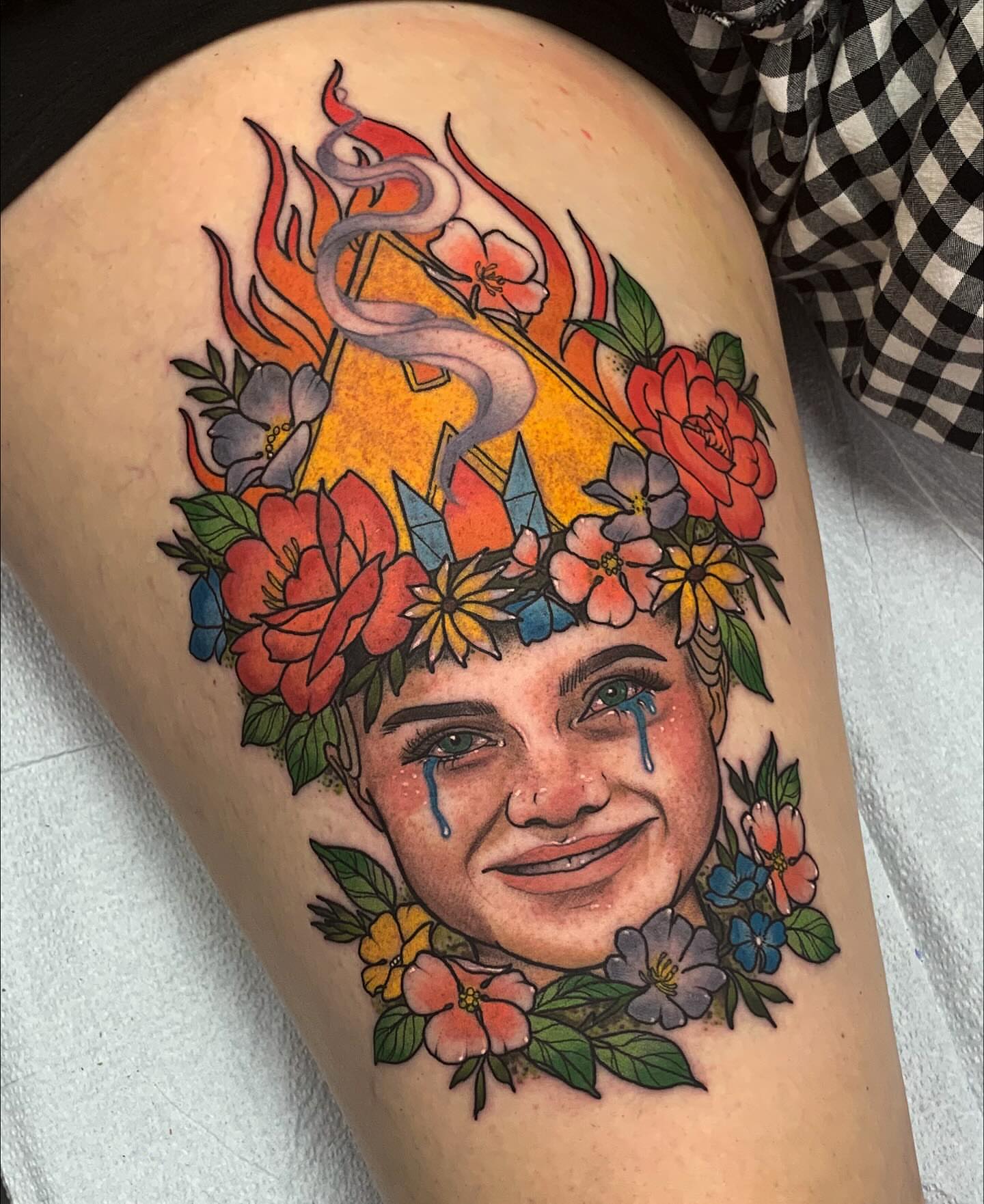 Tattoo by @ismonkah — american_traditional, realism