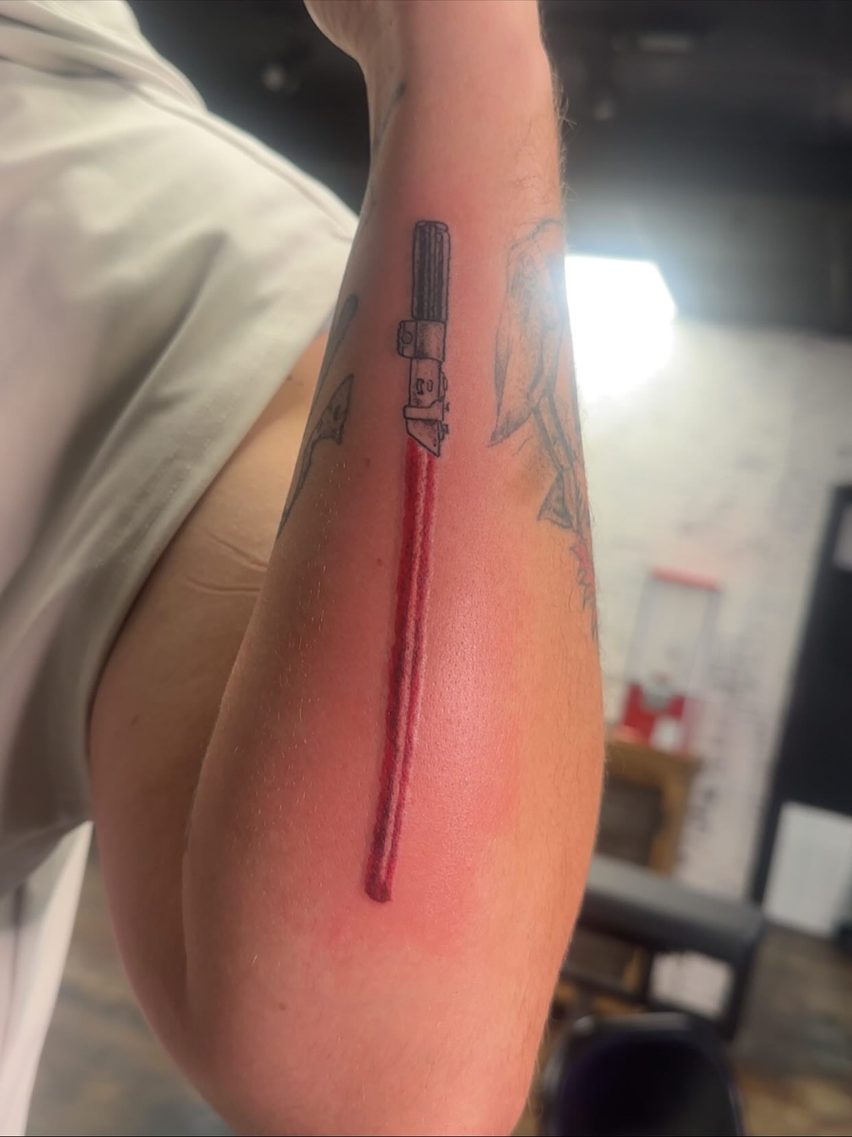 Tattoo by @bboyemo — geometric
