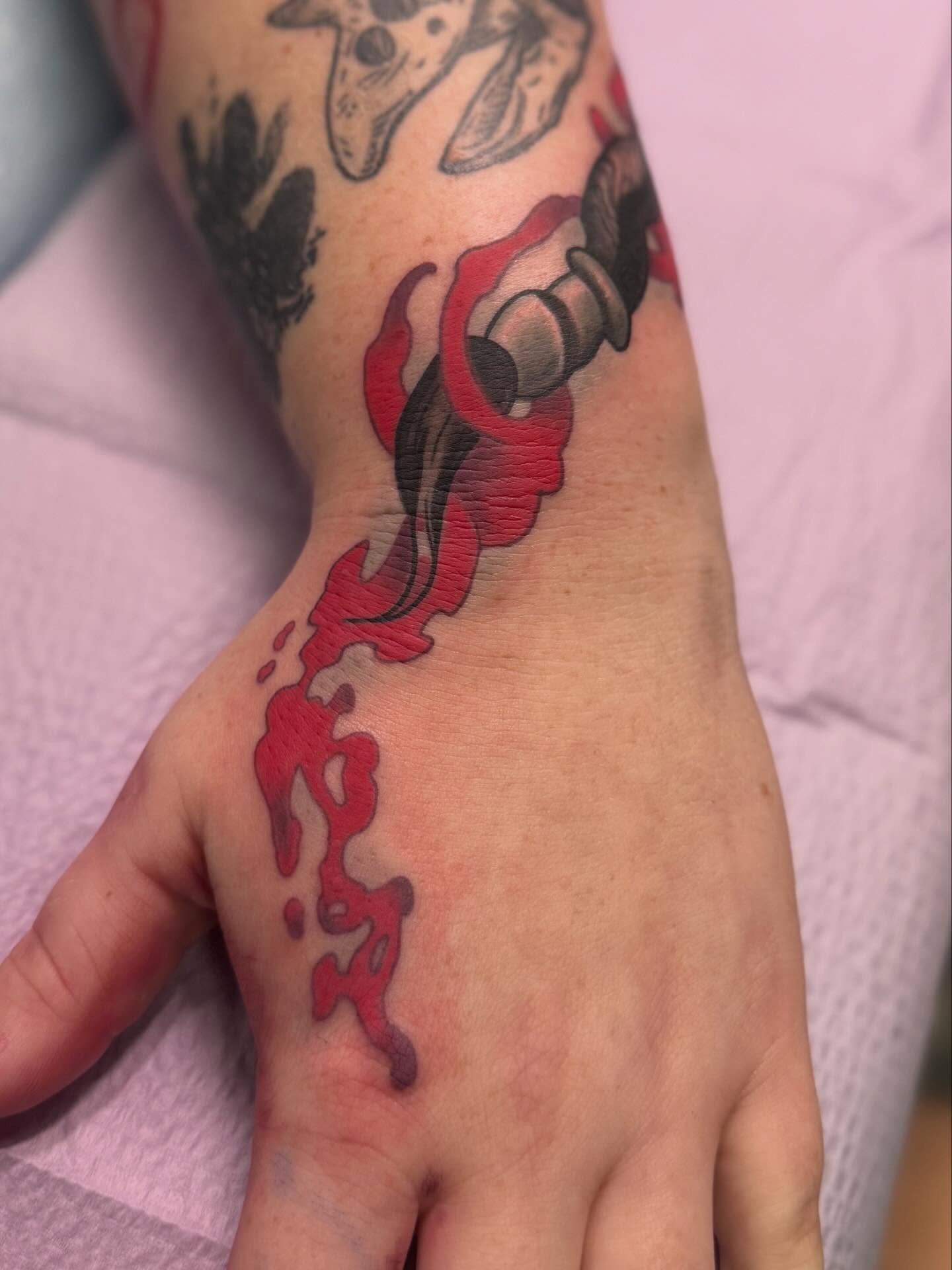 Tattoo by @damnros — trash_polka
