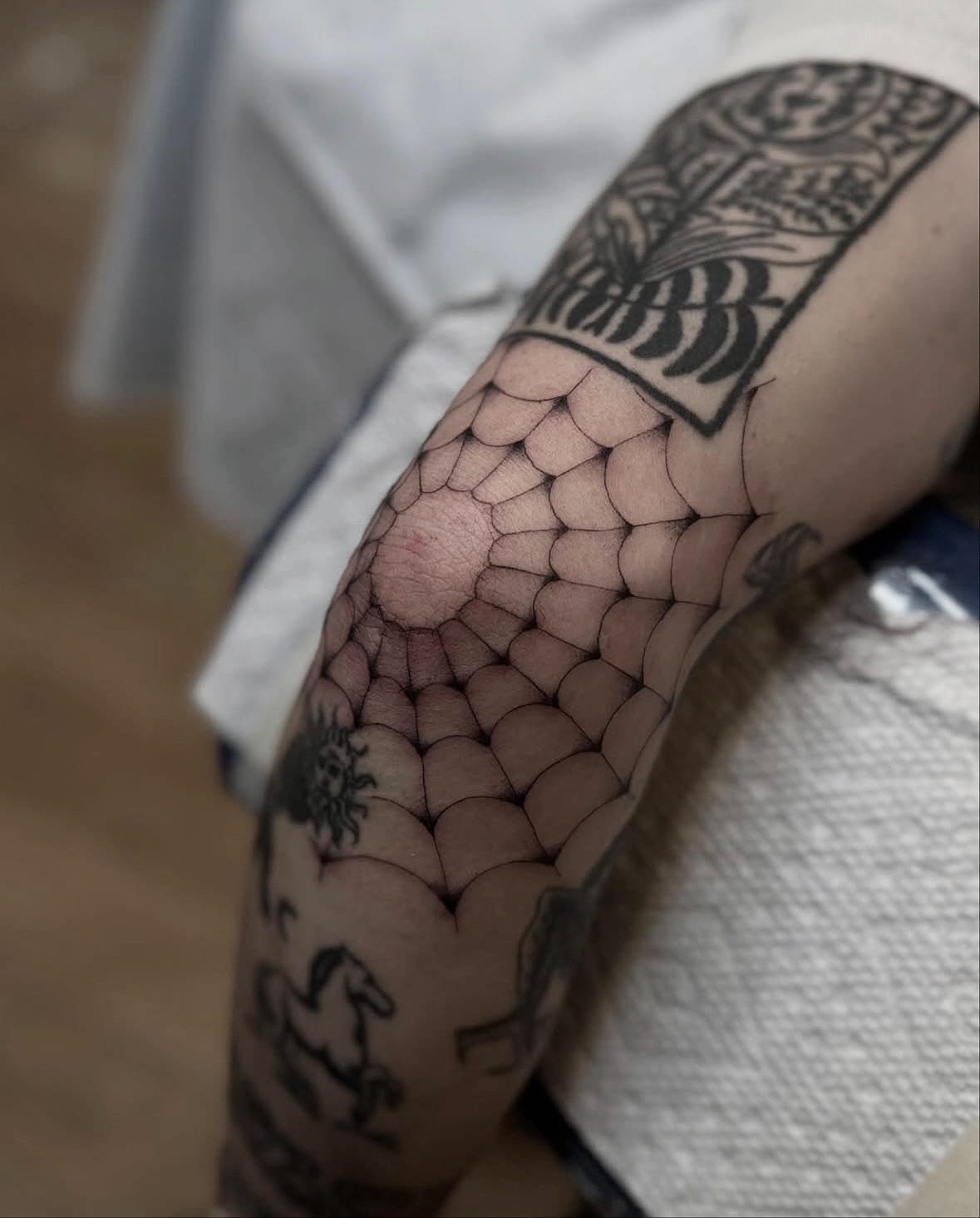Tattoo by @adriannastabs — black_and_grey