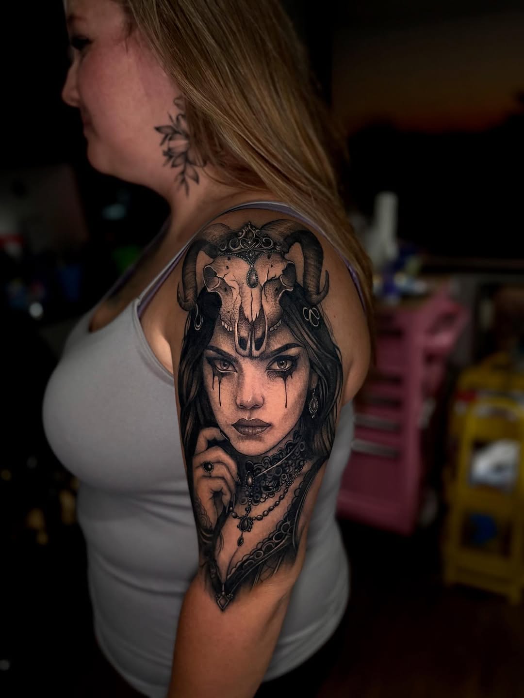 Tattoo work at Big Sky Tattoo Expo 2026