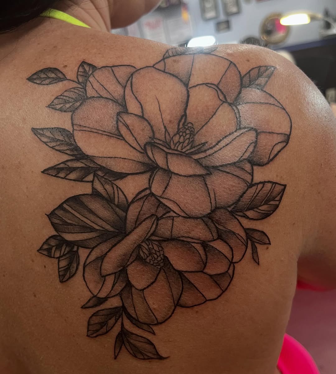 Tattoo by @idlehandsnola — black_and_grey, fine_line