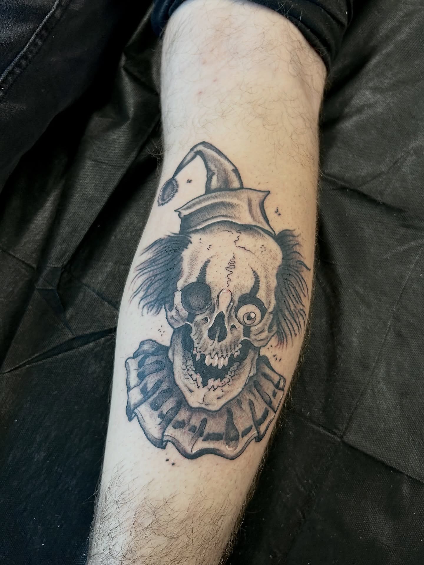 Tattoo by @karlb_tattoo — black_and_grey, realism