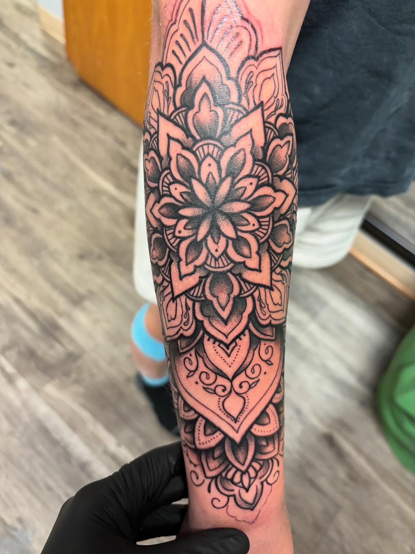 Tattoo by @jesusmunster — geometric, ornamental
