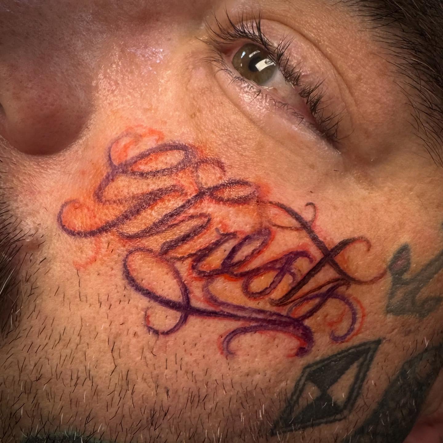 Tattoo by @tattoosbyskip — lettering_script