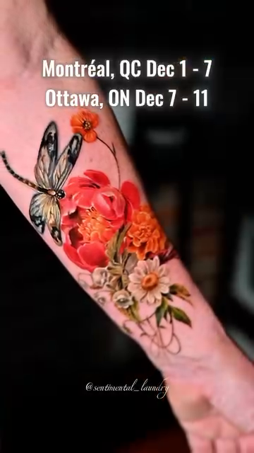 Tattoo by @sentimental_laundry — realism, watercolor