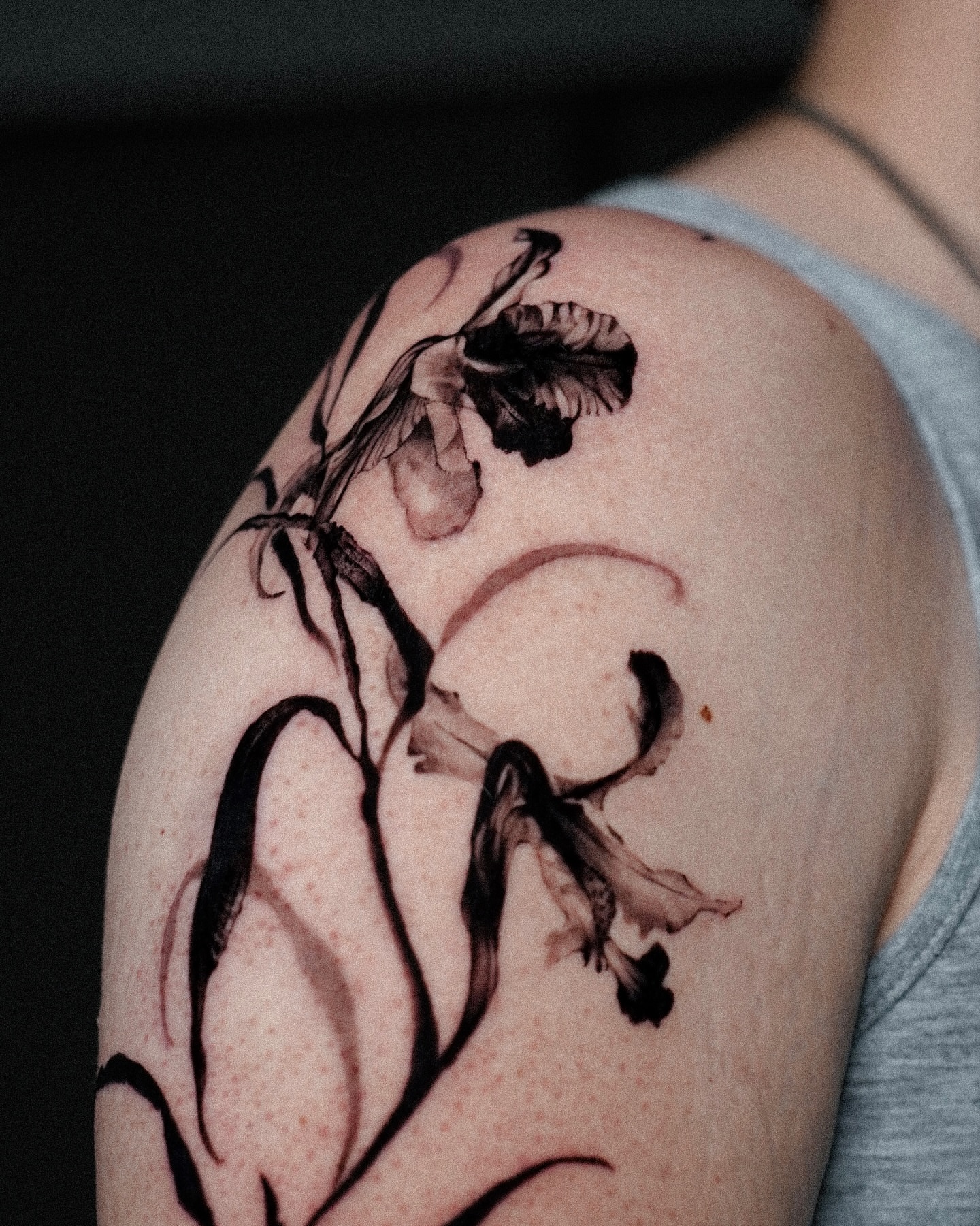 Tattoo by @theonly4zoy — black_and_grey