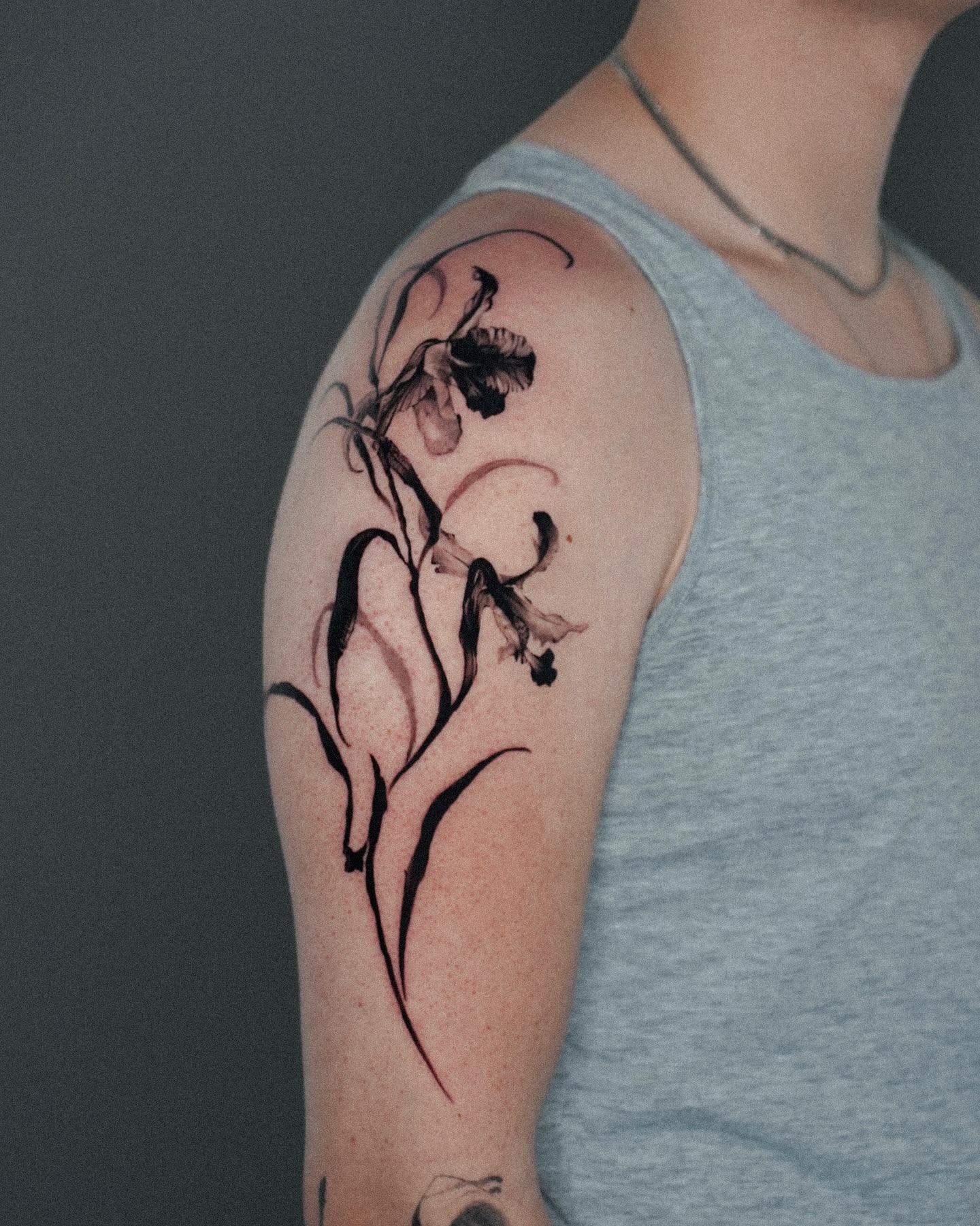 Tattoo by @theonly4zoy — black_and_grey