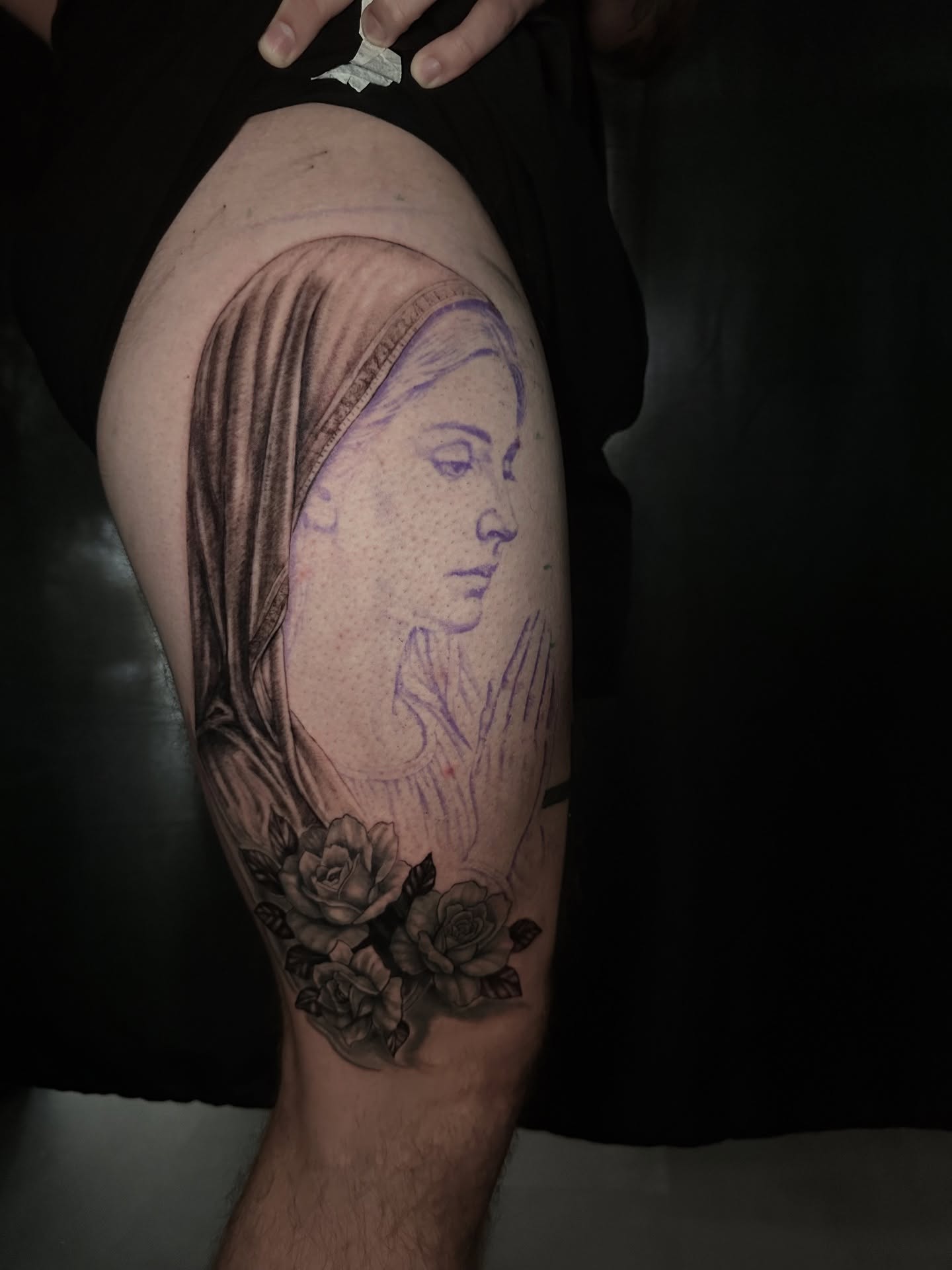 Tattoo by @hectorag_tattoo — realism, dotwork