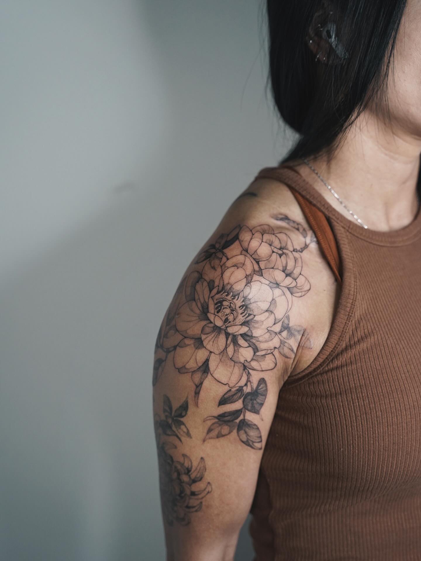Tattoo by @emmaleetattoo — black_and_grey