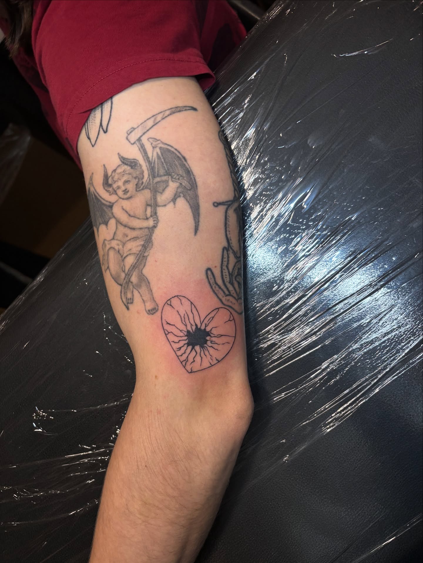Tattoo by @colourblindtattoo — black_and_grey