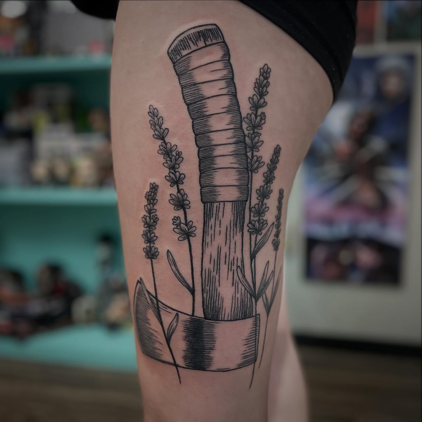 Tattoo by @jessalther — black_and_grey