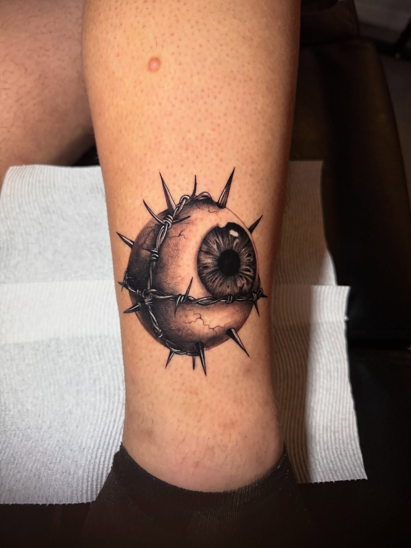 Tattoo by @hassintattoo — realism, dark_realism