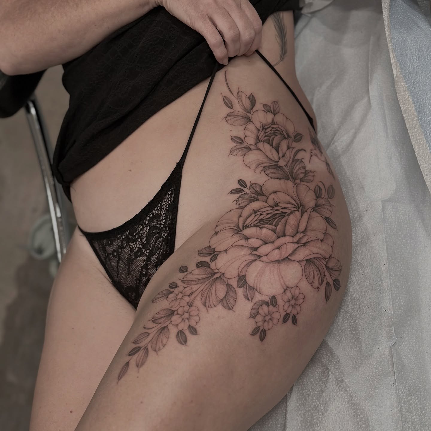Tattoo by @michatattoos — black_and_grey