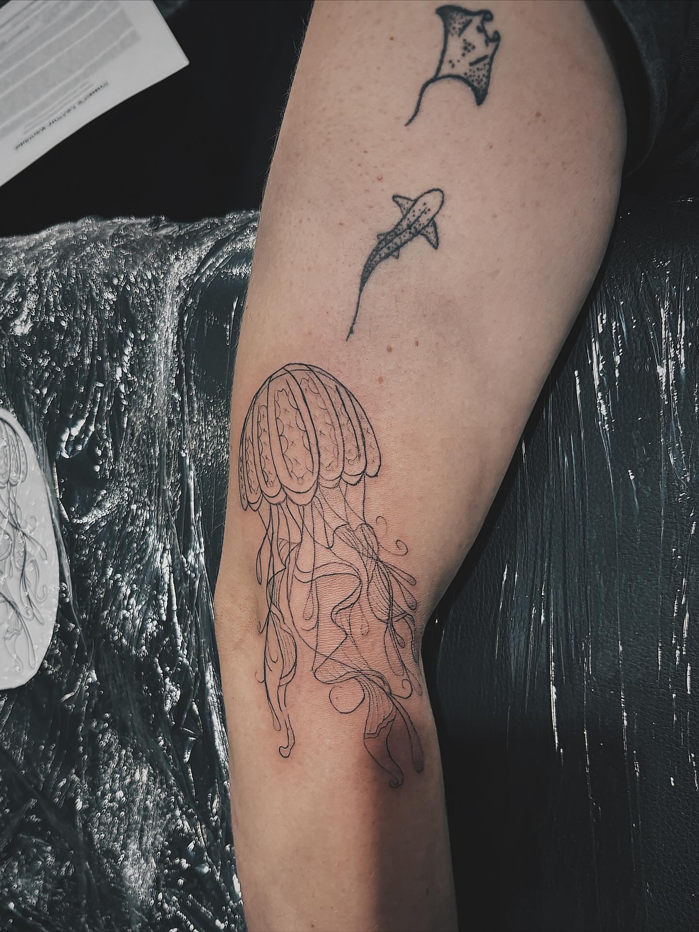 Tattoo by @lukeybtattoo — black_and_grey