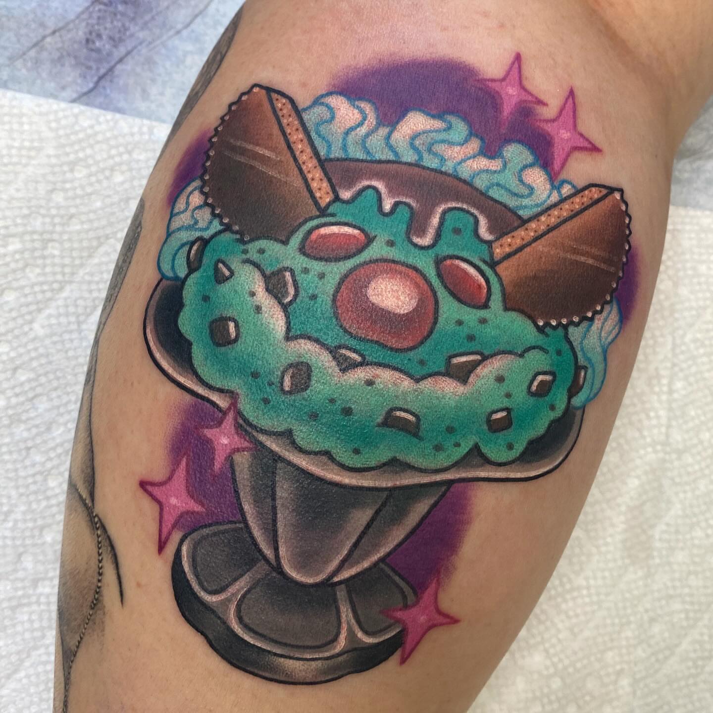 Tattoo by @unicornglitterblaster — new_school