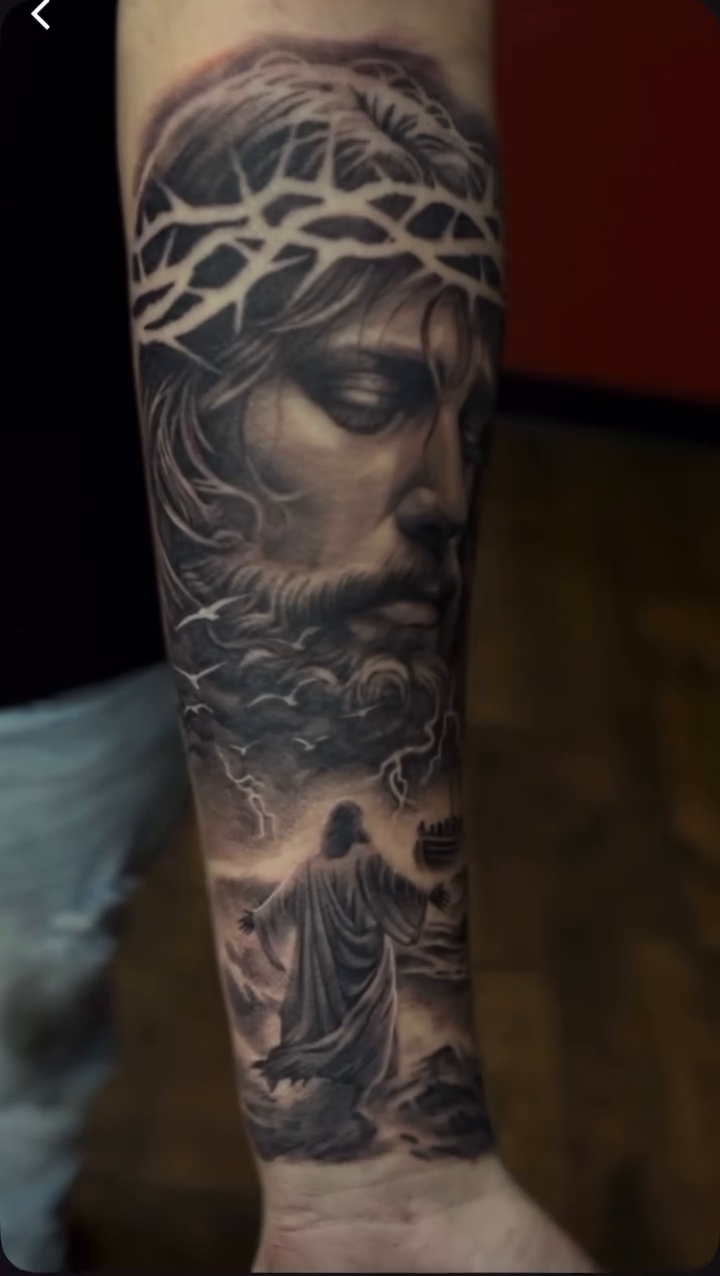 Tattoo by @salazar_ink — realism, black_and_grey