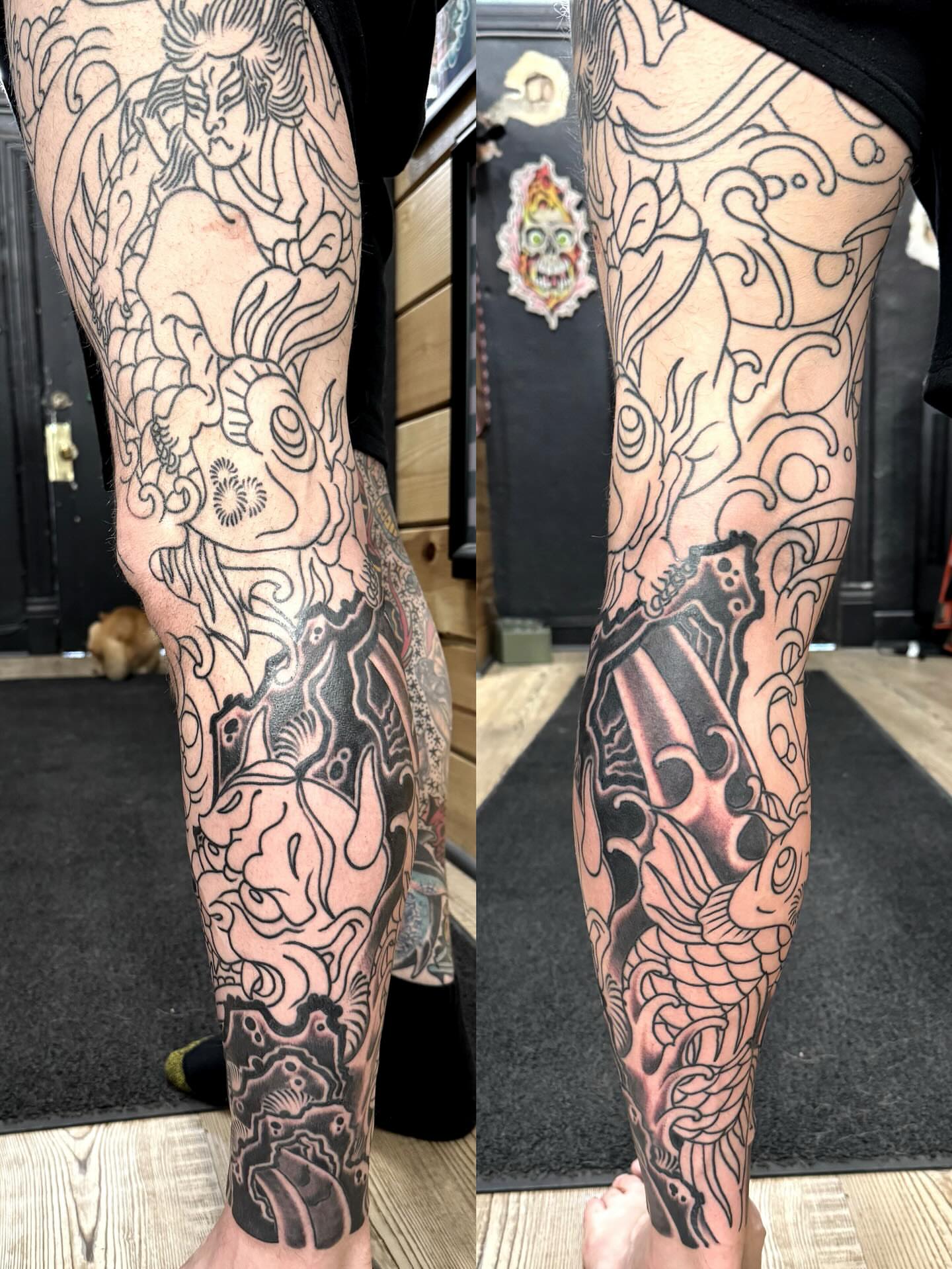 Tattoo by @chrisspriggs — japanese_irezumi
