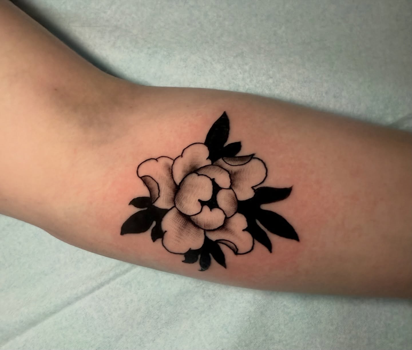 Tattoo by @kinetictattoos — black_and_grey