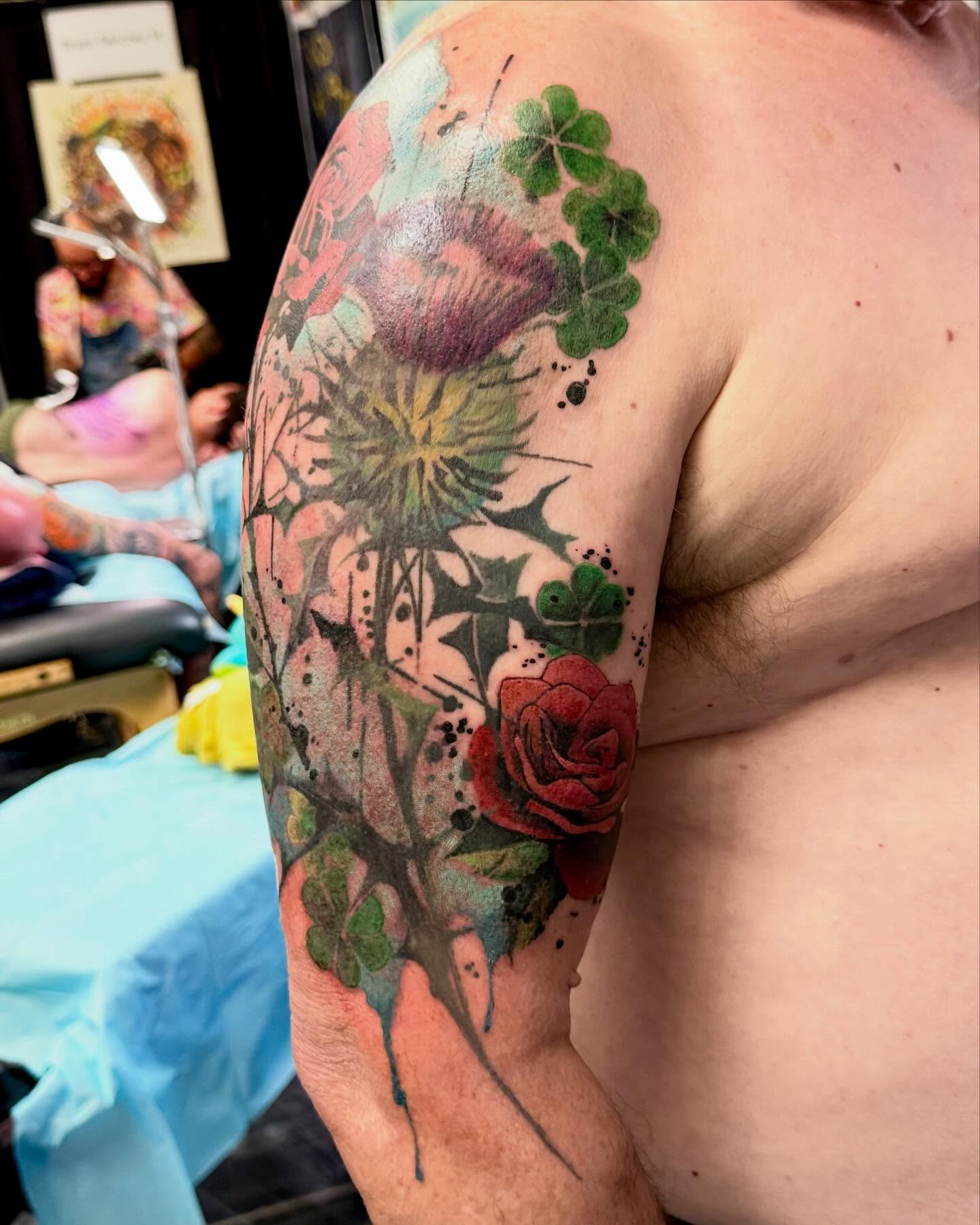 Tattoo by @mrcoffeybean — watercolor, realism