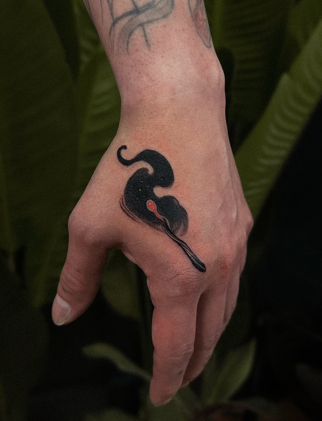 Tattoo by @marina_tats — blackwork, fine_line