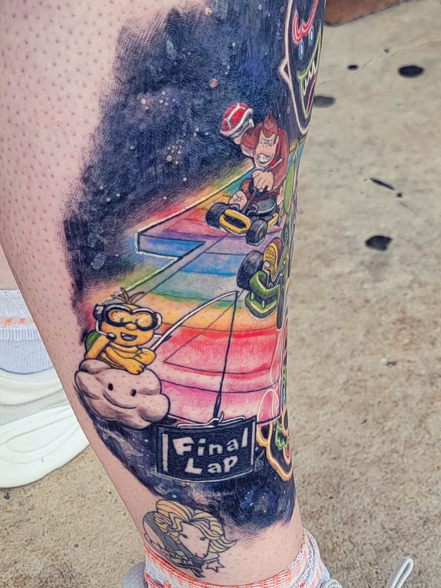 Tattoo by @hatchetfoot_art — new_school, anime