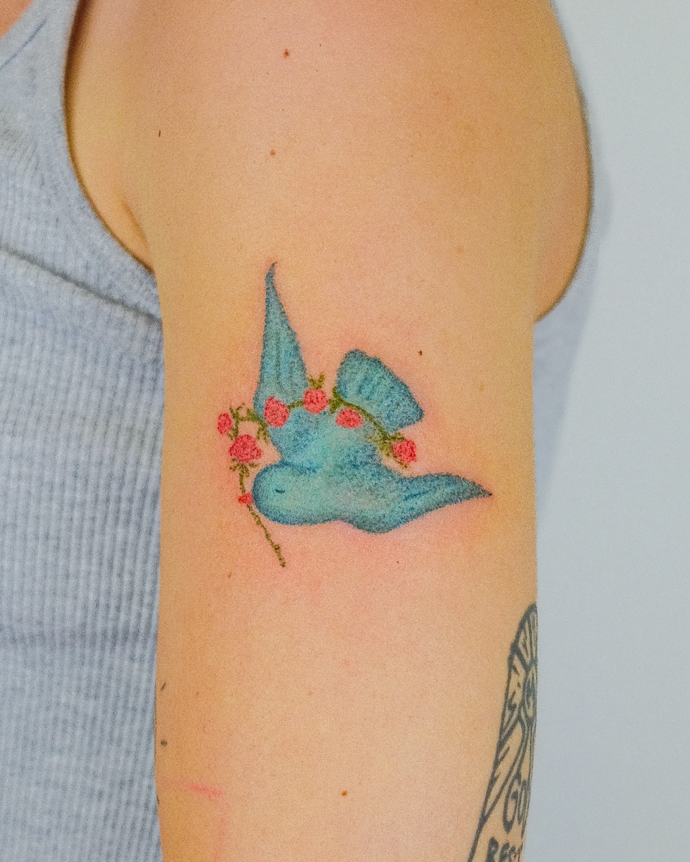 Tattoo by @katzepoke β watercolor