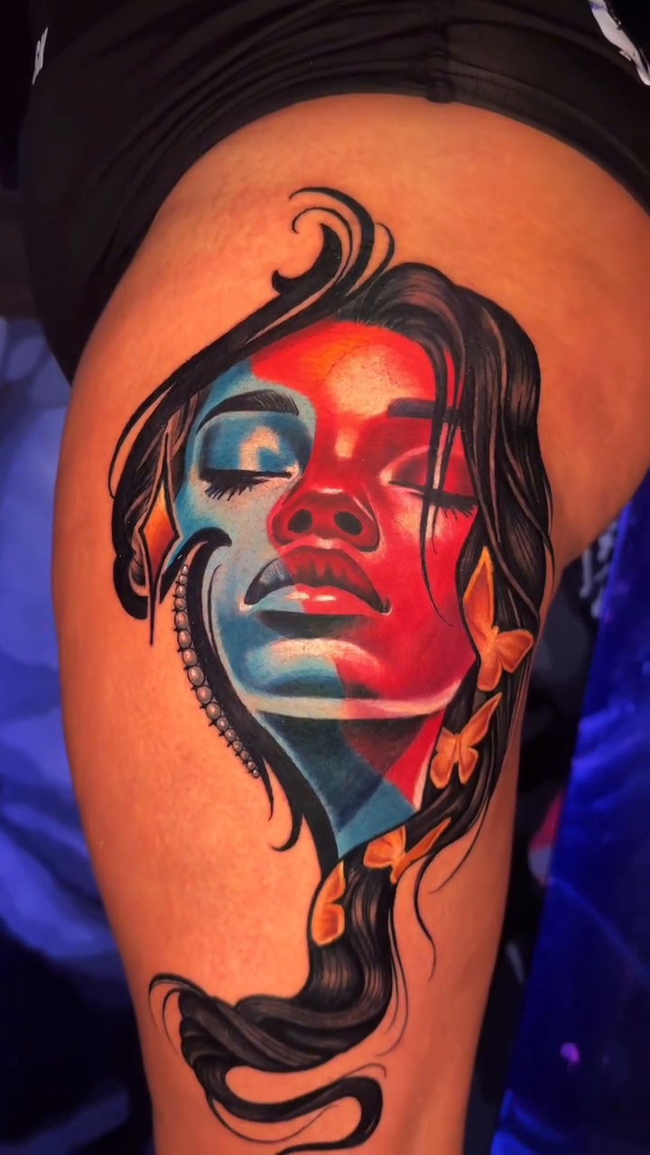 Tattoo by @another_tattoo — realism, trash_polka