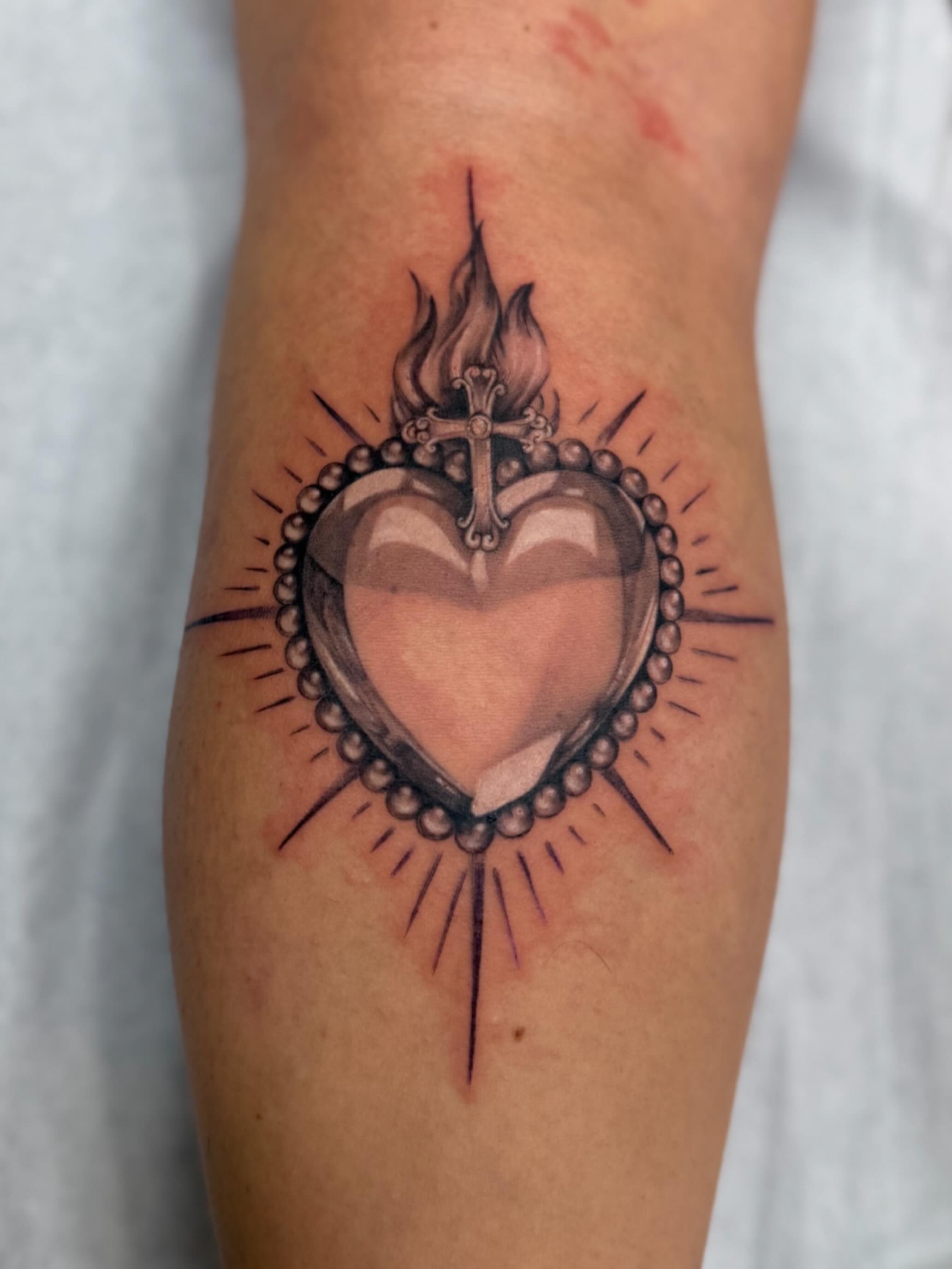 Tattoo by @eyepokes — black_and_grey, realism
