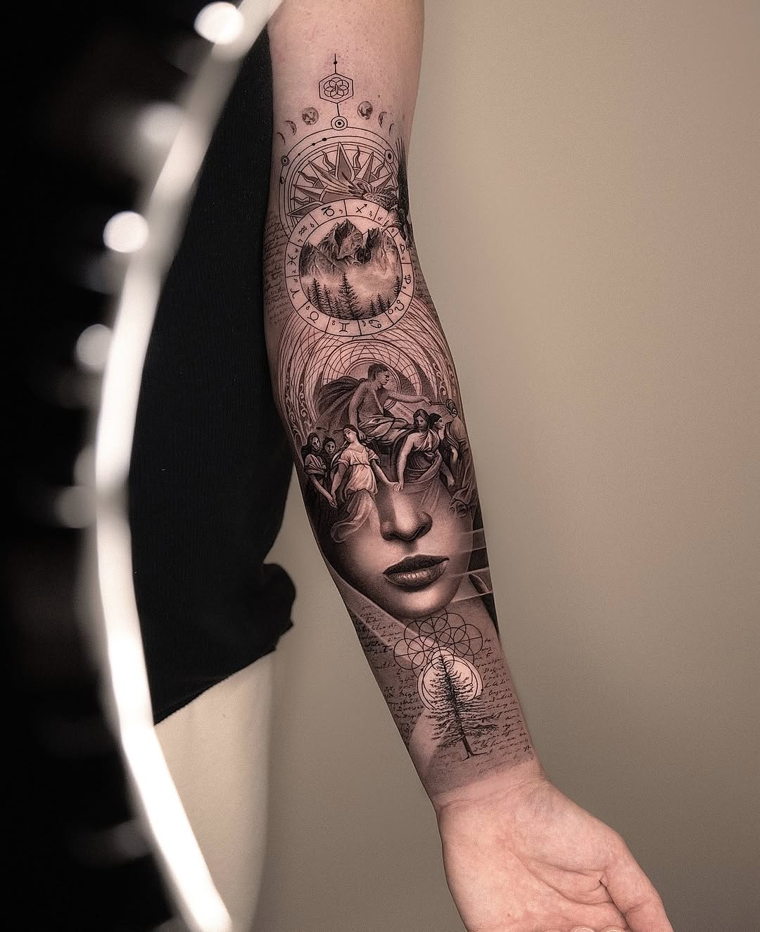 Tattoo by @dopamine_real โ realism, black_and_grey