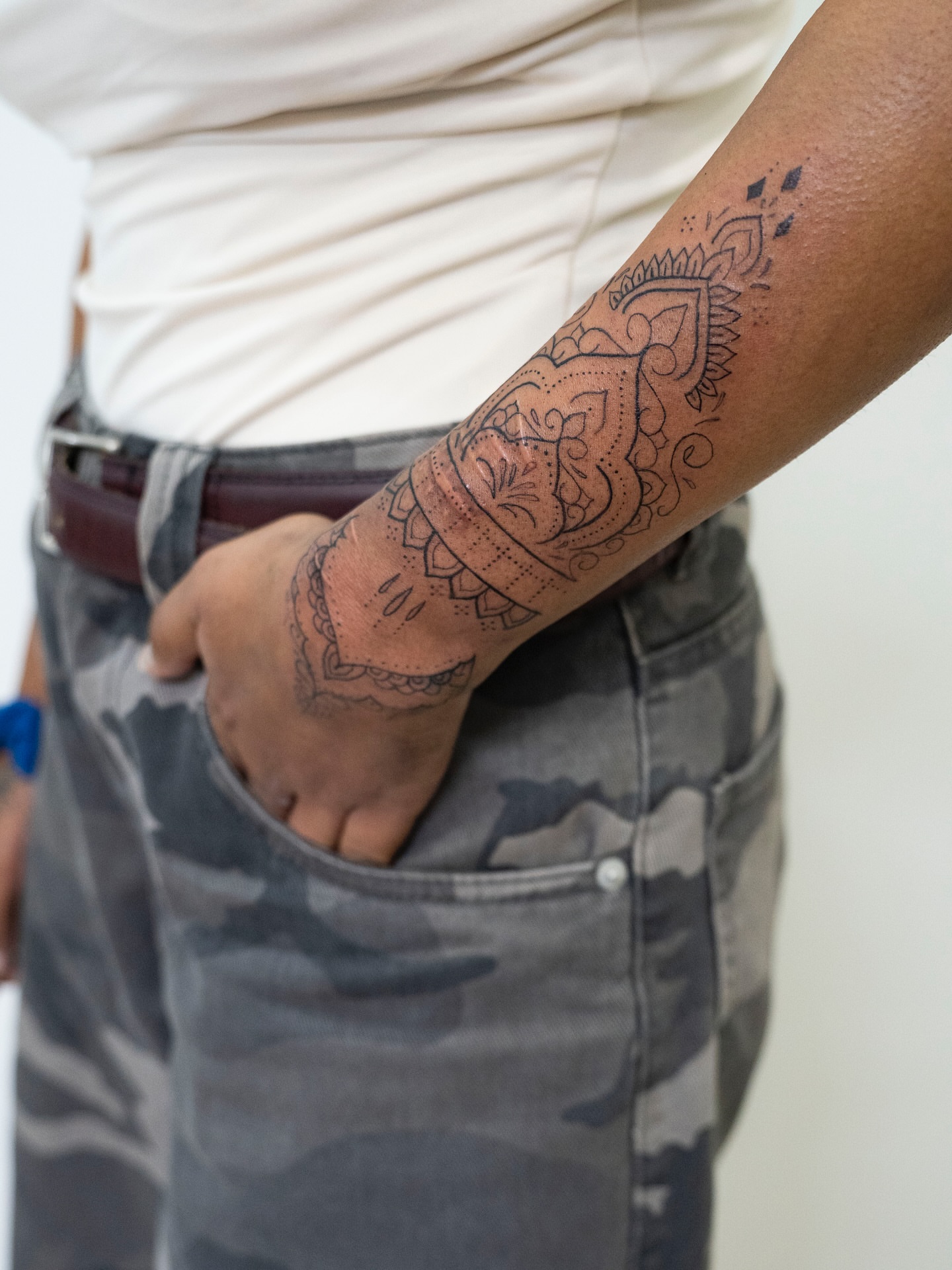 Tattoo by @wild_waves_ink — dotwork, ornamental