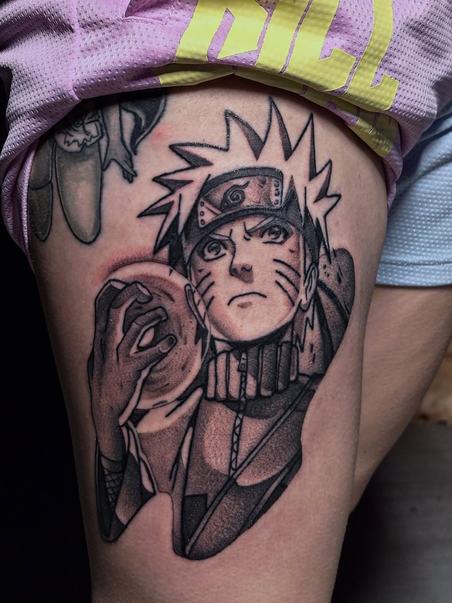 Tattoo by @hhaylayy — anime