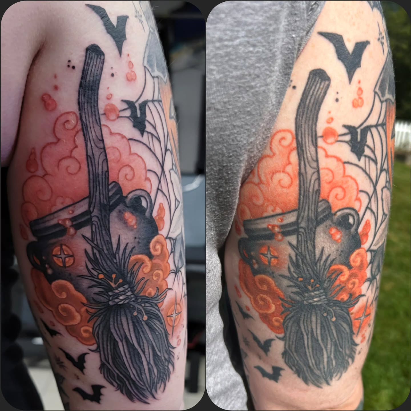 Tattoo by @lizz_zee — american_traditional, dotwork