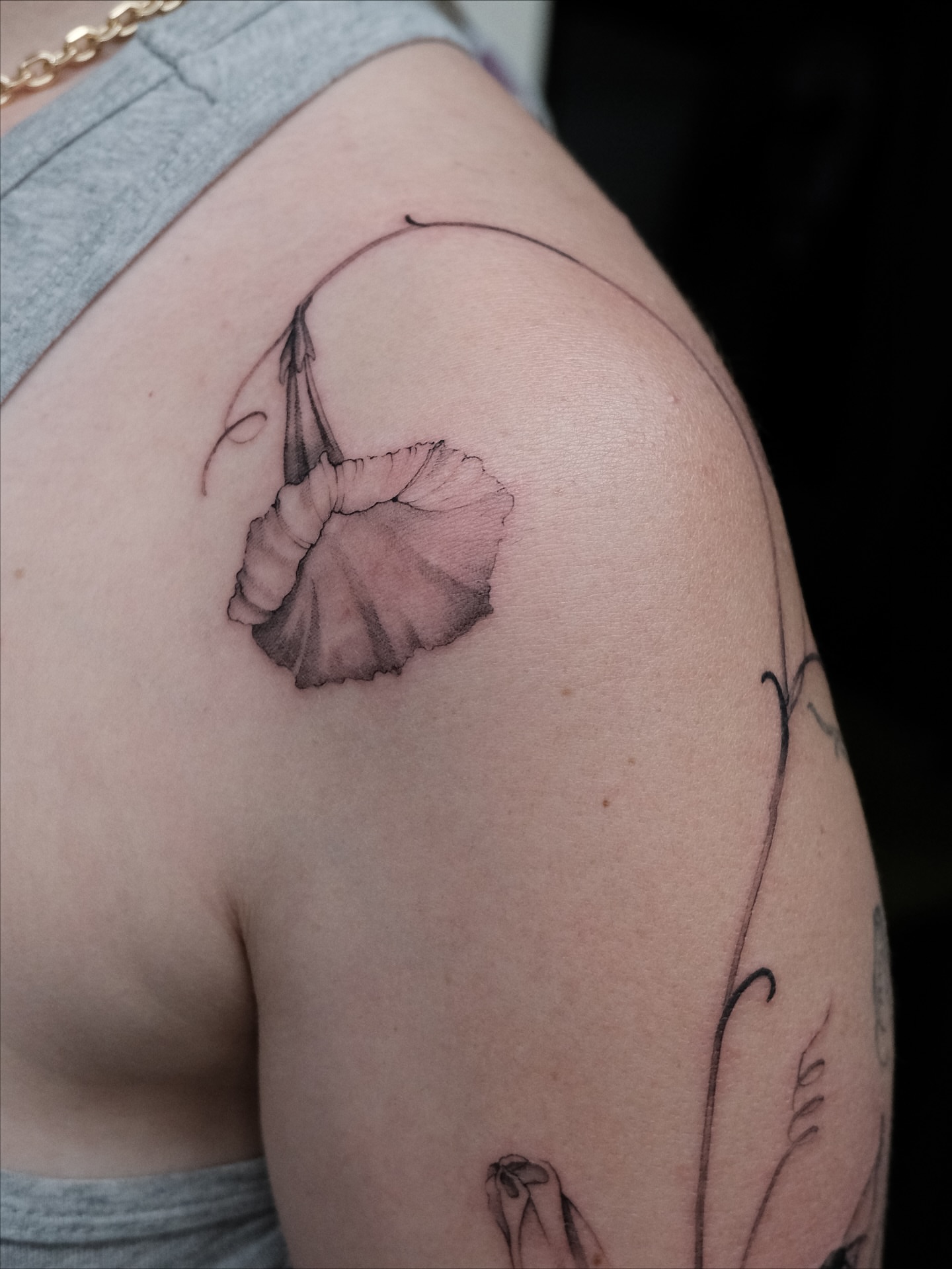 Tattoo by @cordova.ink — black_and_grey