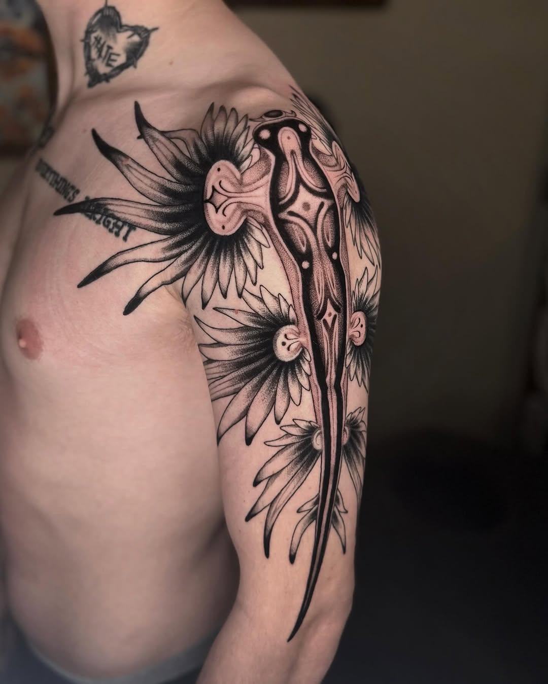 Tattoo by @jadadavistattoo — black_and_grey, ornamental