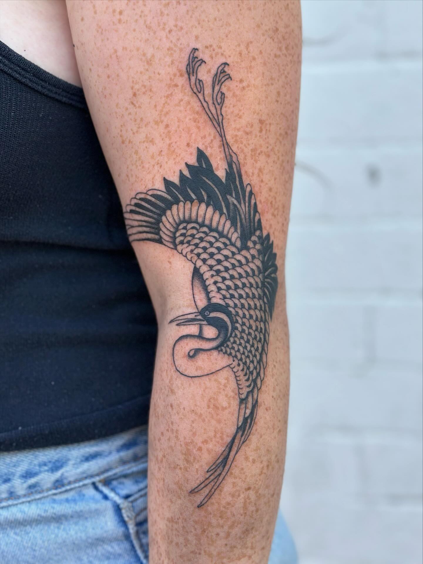 Tattoo by @natecreeper — black_and_grey
