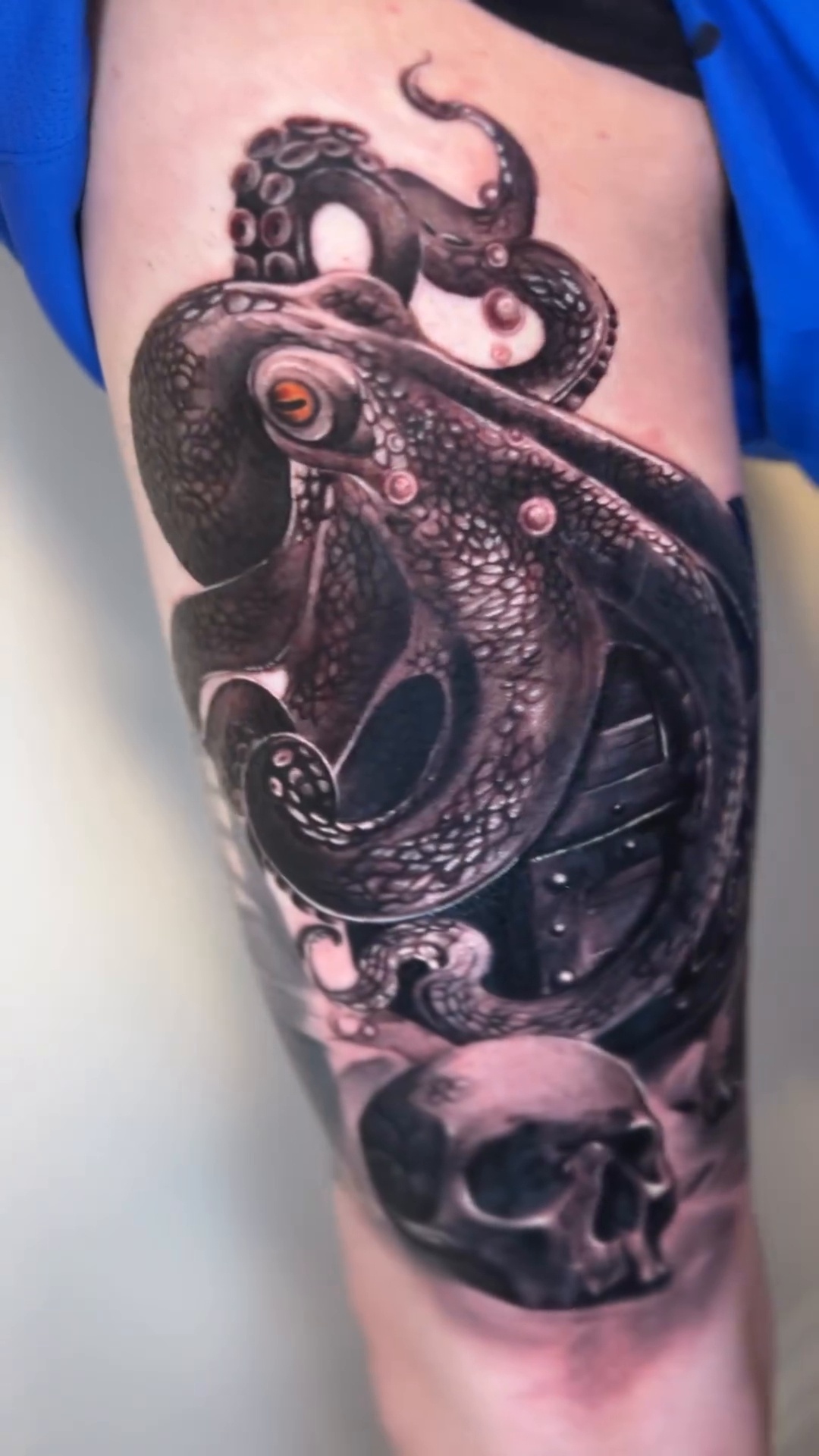Tattoo by @yackolettersx6 β realism, dark_realism
