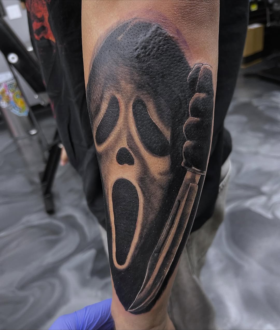 Tattoo by @illestgorilla — realism, black_and_grey