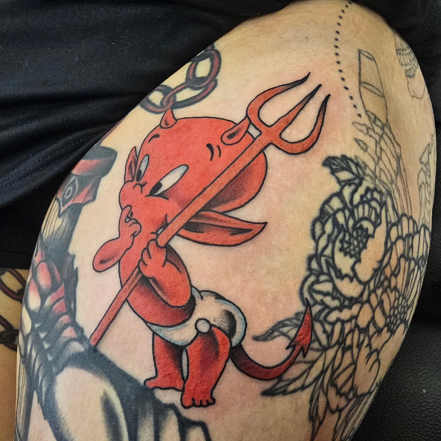 Tattoo by @evandobetattooin — american_traditional