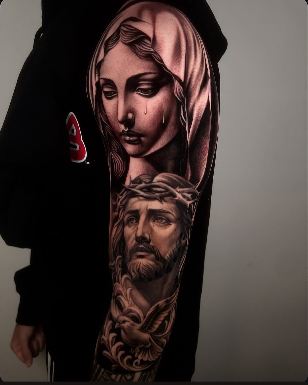 Tattoo by @bigrichtattoos β realism, black_and_grey