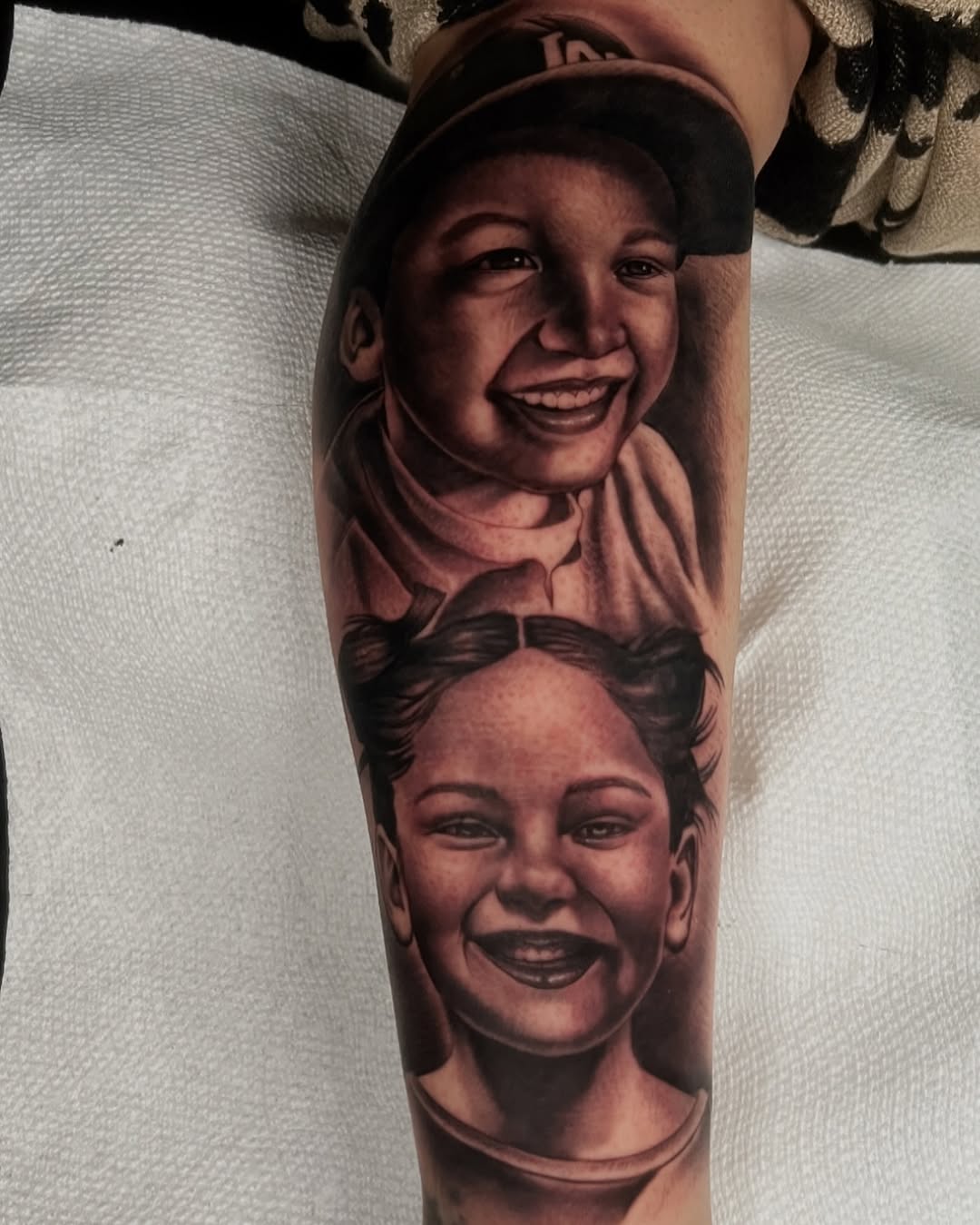 Tattoo by @bigrichtattoos β realism, black_and_grey