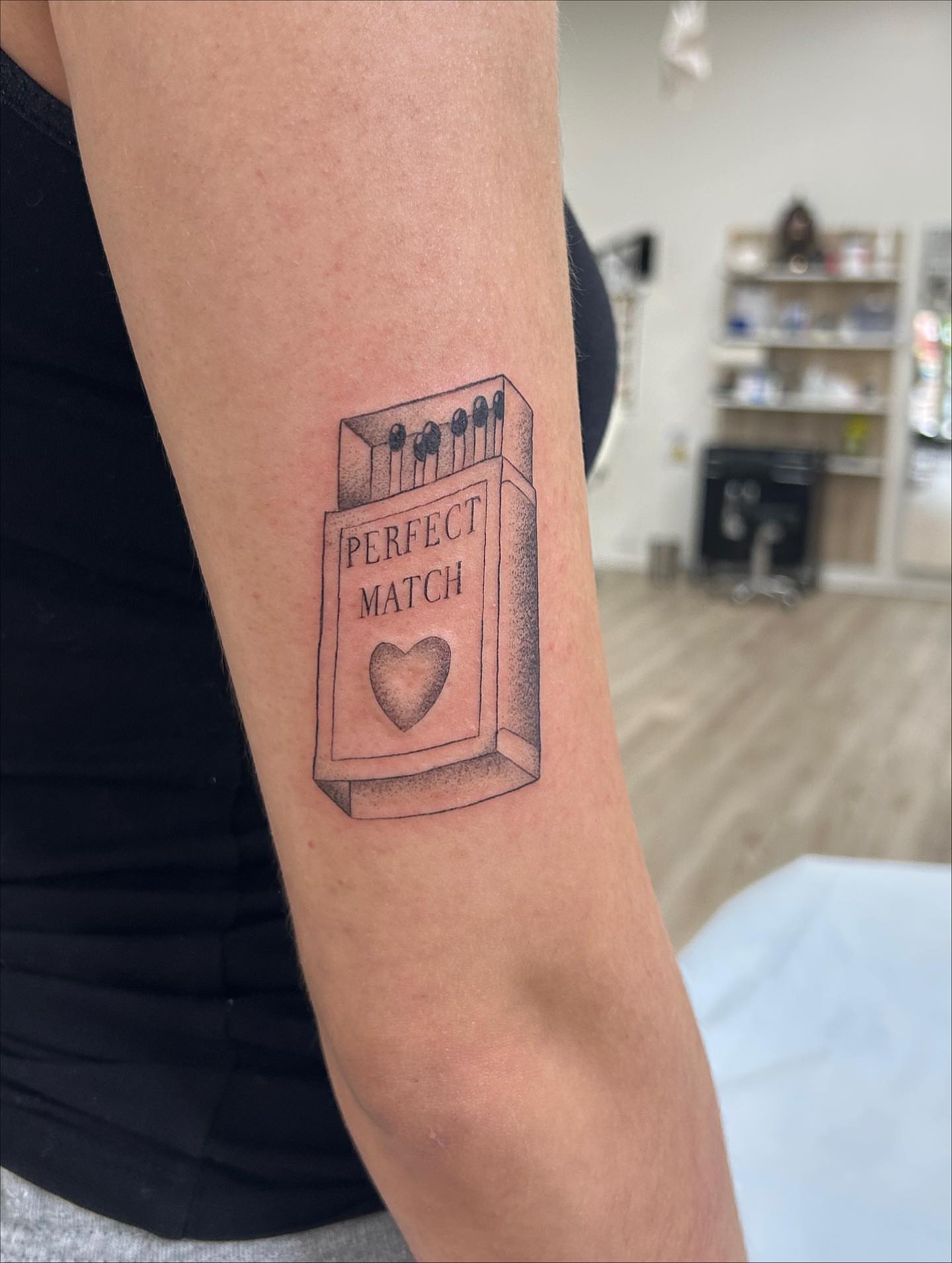Tattoo by @emsky_ink — dotwork