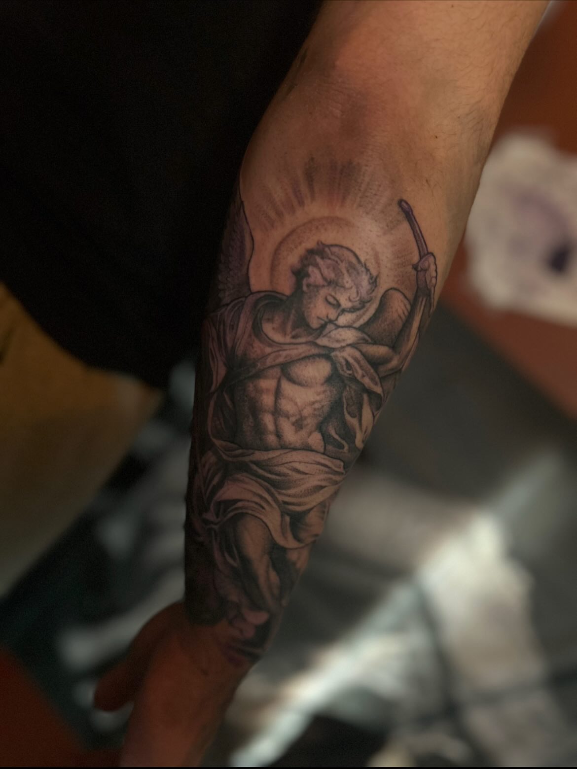 Tattoo by @inkgraved_arts — black_and_grey, realism