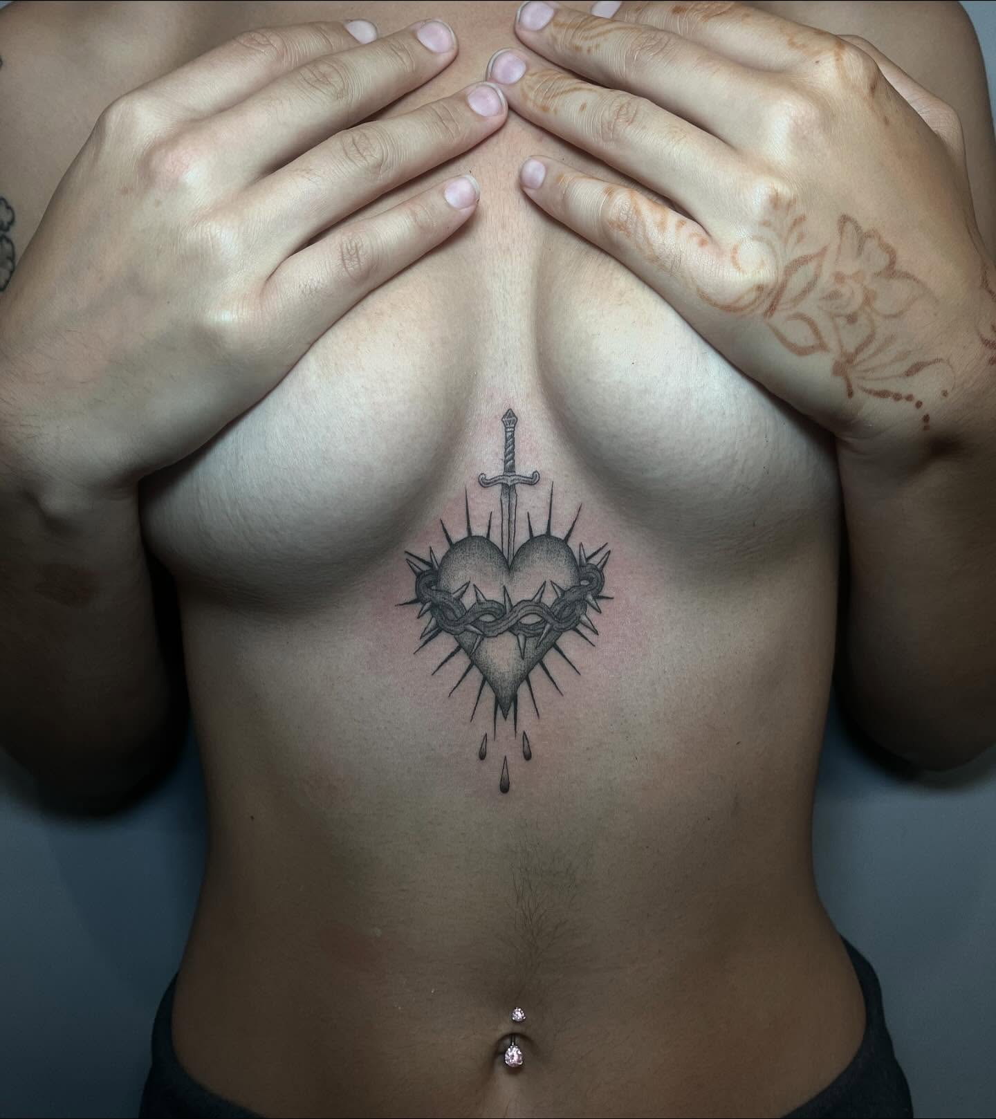 Tattoo by @inkprinc3ss — black_and_grey
