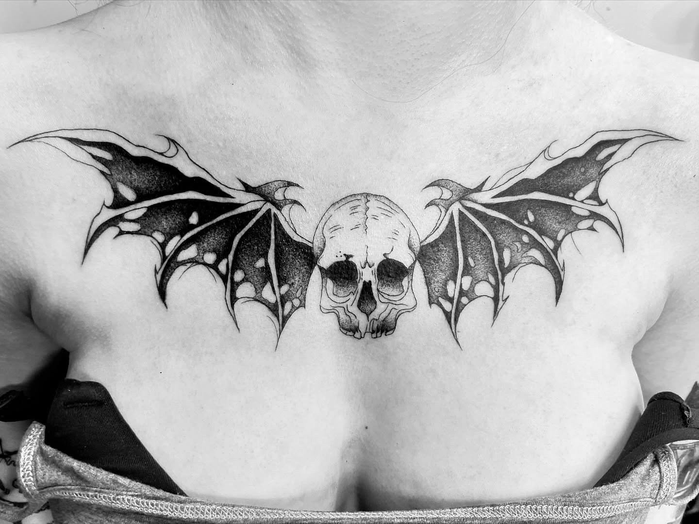 Tattoo by @alexztats — black_and_grey, realism