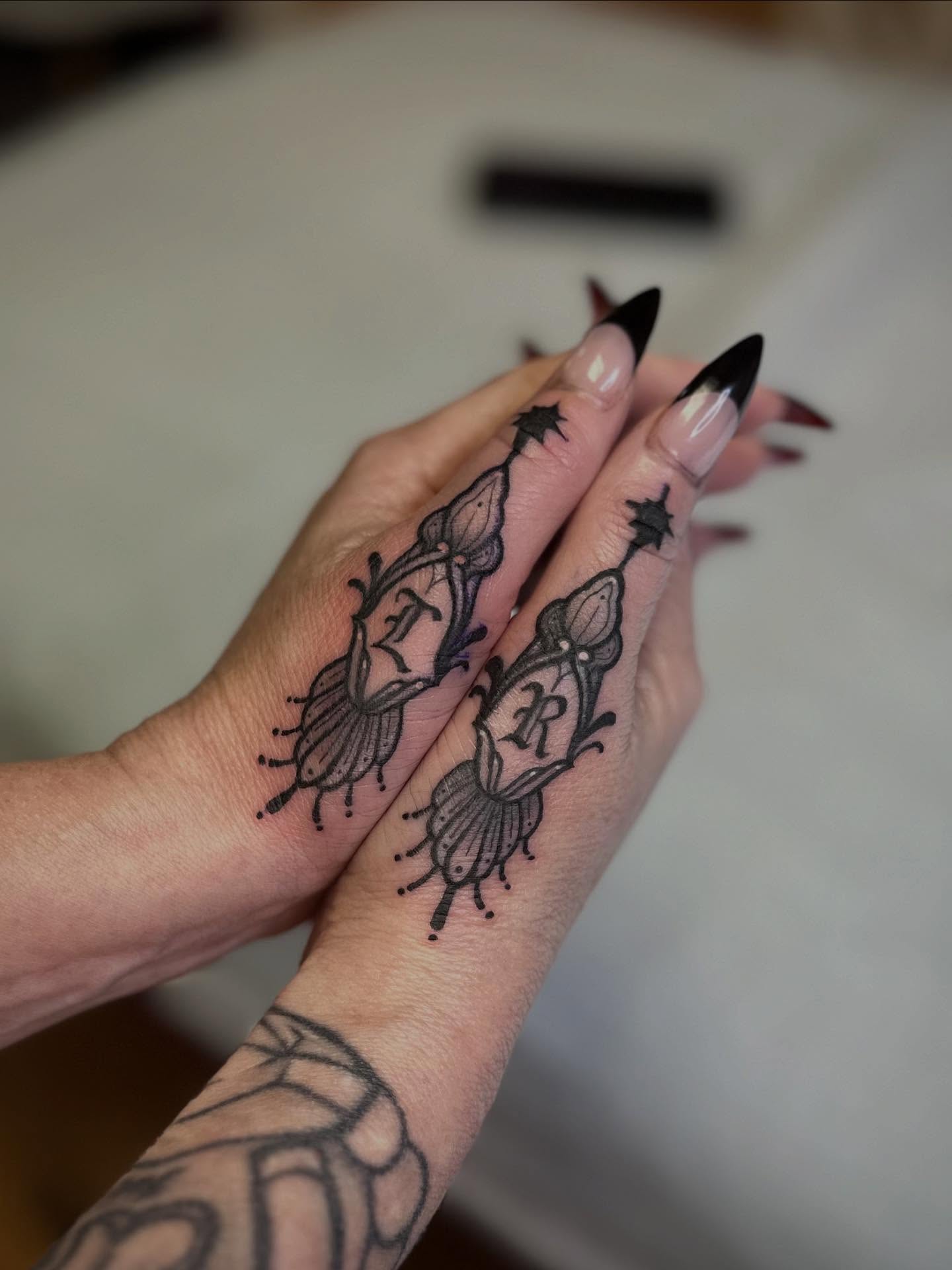 Tattoo by @virginiaswampwitch โ black_and_grey