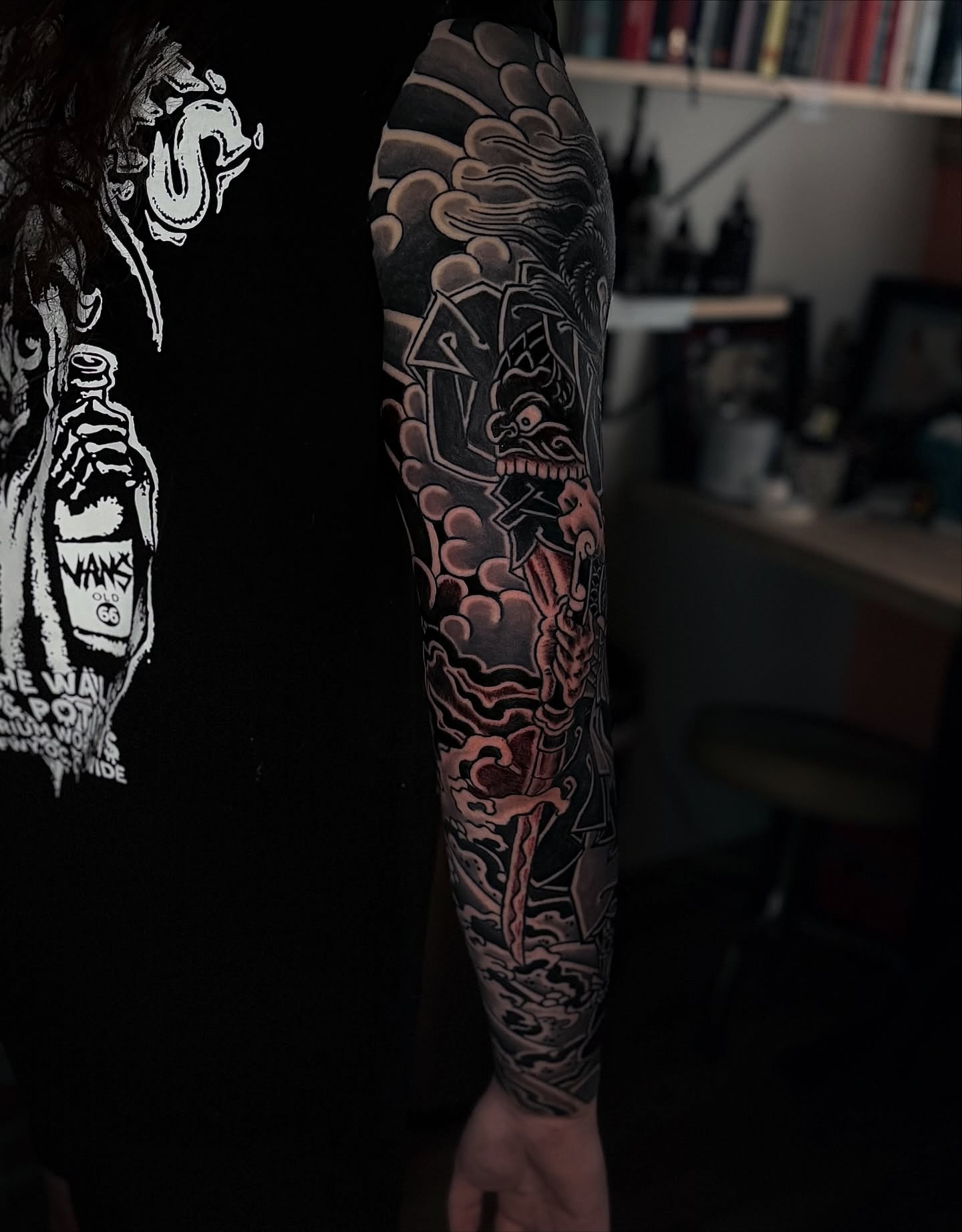 Japanese irezumi japanese irezumi tattoo on the forearm by Chris Rogers